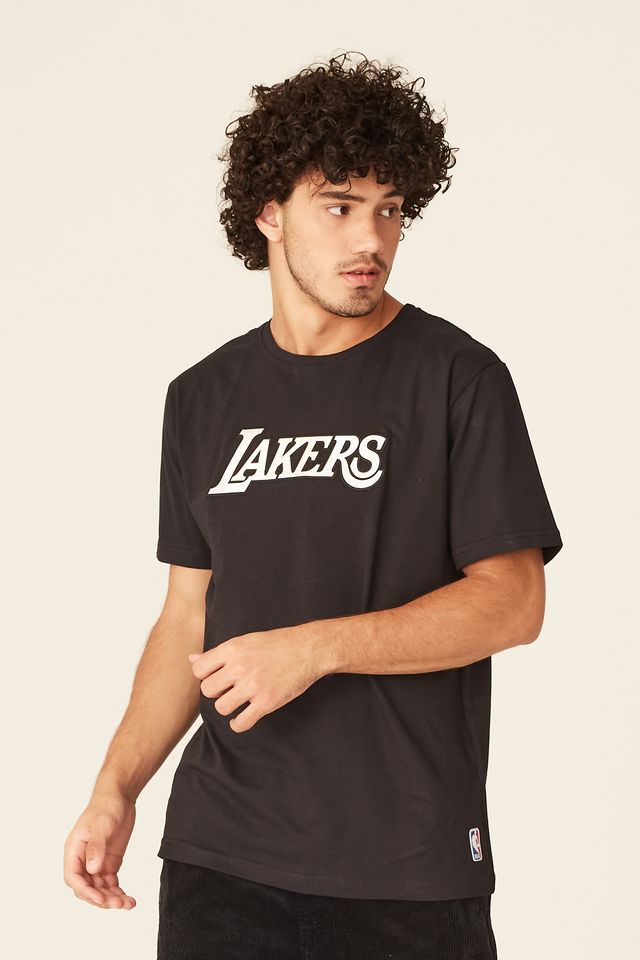 Camiseta-NBA-Holographic-Los-Angeles-Lakers-Preta