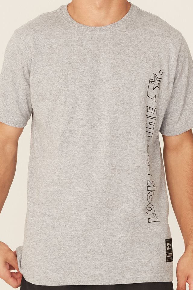 Camiseta-Starter-Estampada-Cinza-Mescla