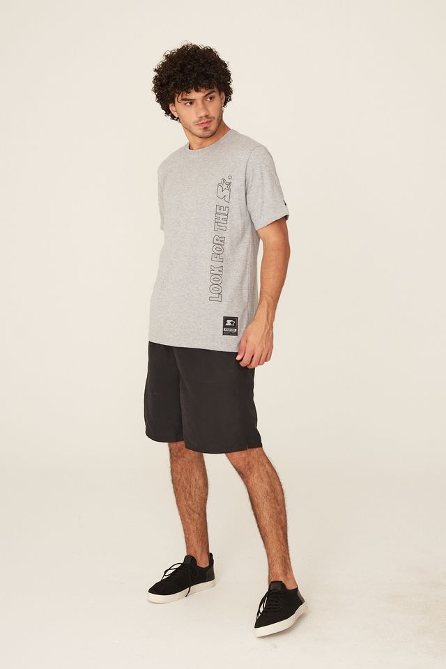 Camiseta-Starter-Estampada-Cinza-Mescla