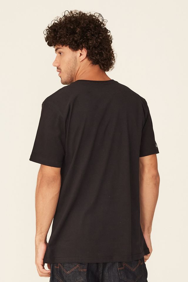 Camiseta-Mitchell---Ness-Estampada-Brand-Preta