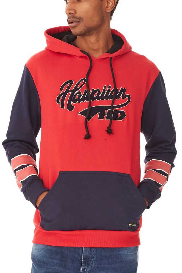 Moletom-HD-Fechado-Com-Capuz-Vermelho