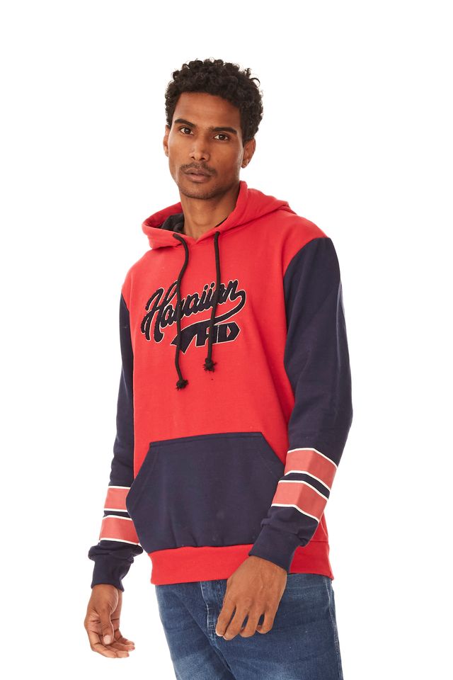 Moletom-HD-Fechado-Com-Capuz-Vermelho
