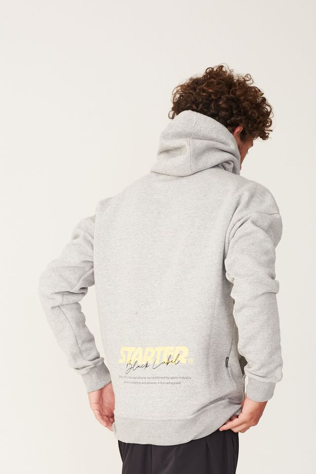 Moletom-Starter-Fechado-Com-Capuz-Big-Logo-Cinza-Mescla