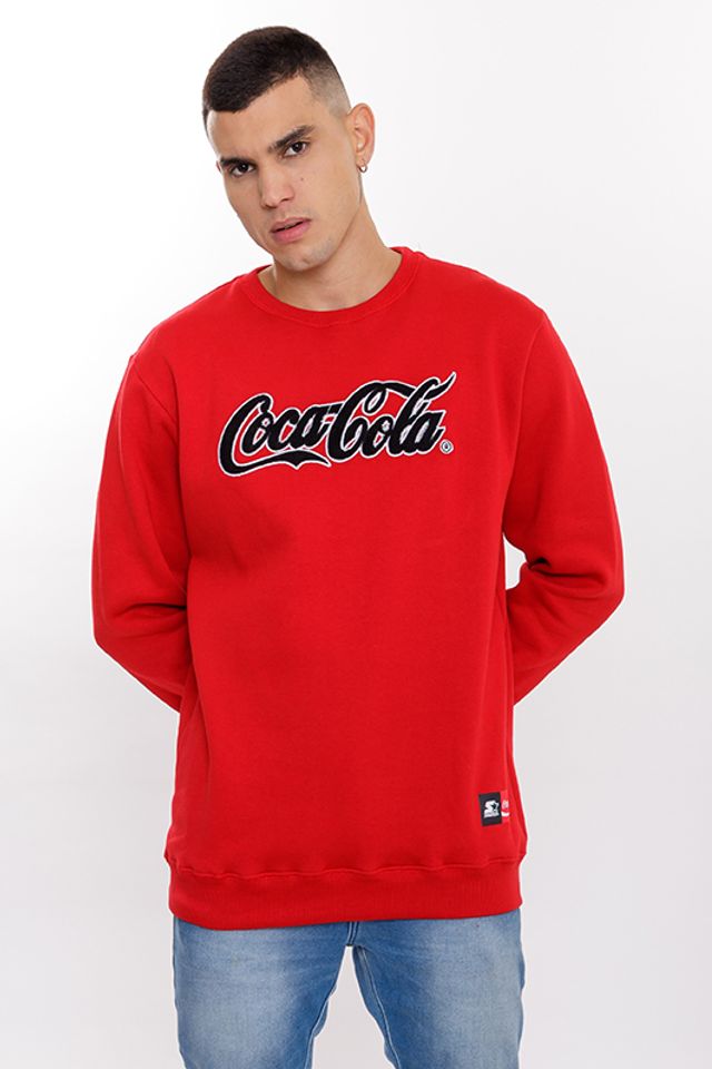 Moletom-Starter-Collab-Coca-Cola-Chenille-Vermelho