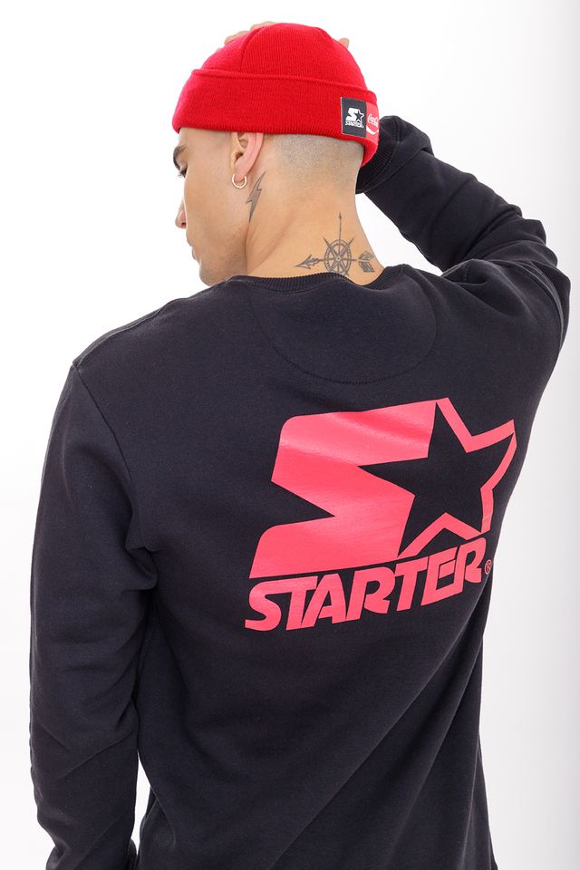 Moletom-Starter-Collab-Coca-Cola-Chenille-Preto