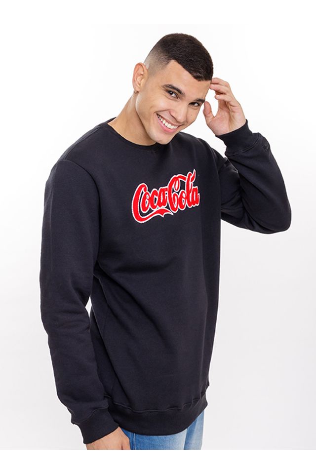 Moletom-Starter-Collab-Coca-Cola-Chenille-Preto