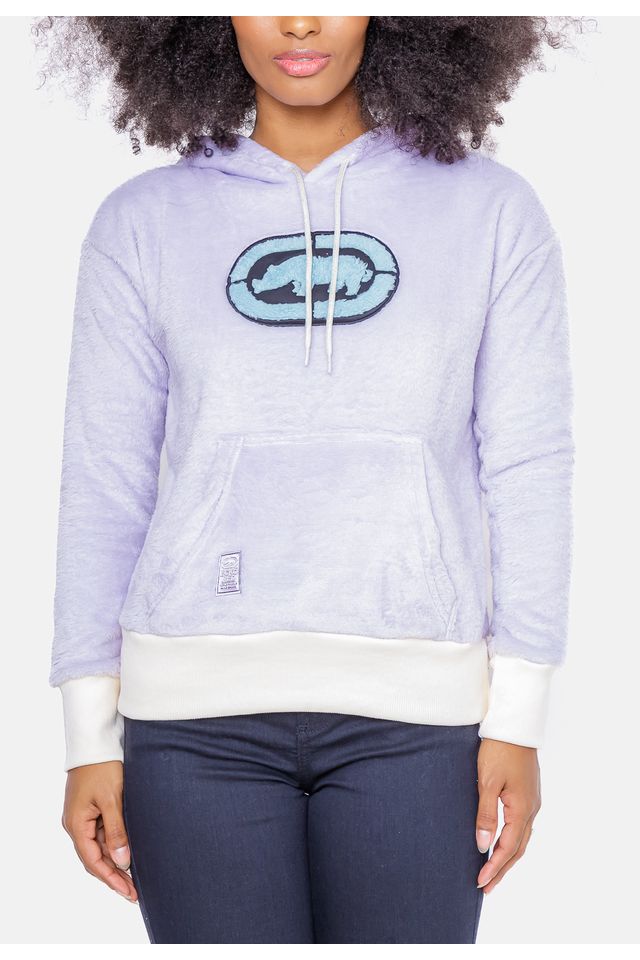 Moletom-Ecko-Feminino-Pelucia-Fechado-Com-Capuz-Lilas