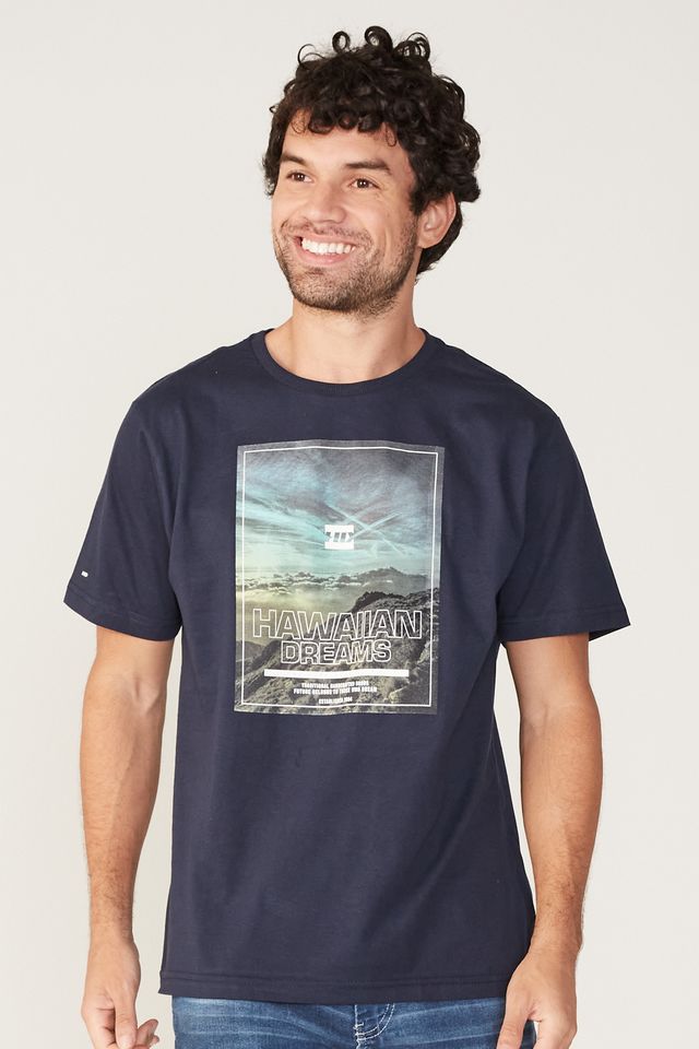 Camiseta-HD-Estampada-Surf-Apparel-Azul-Marinho