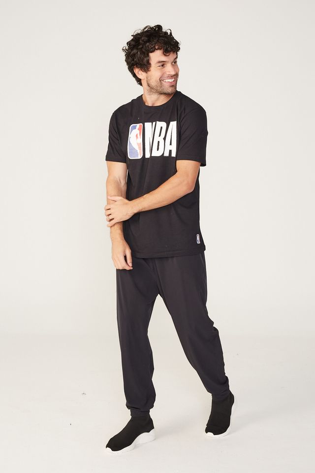 Camiseta-NBA-Especial-Branding-Logo-Preta