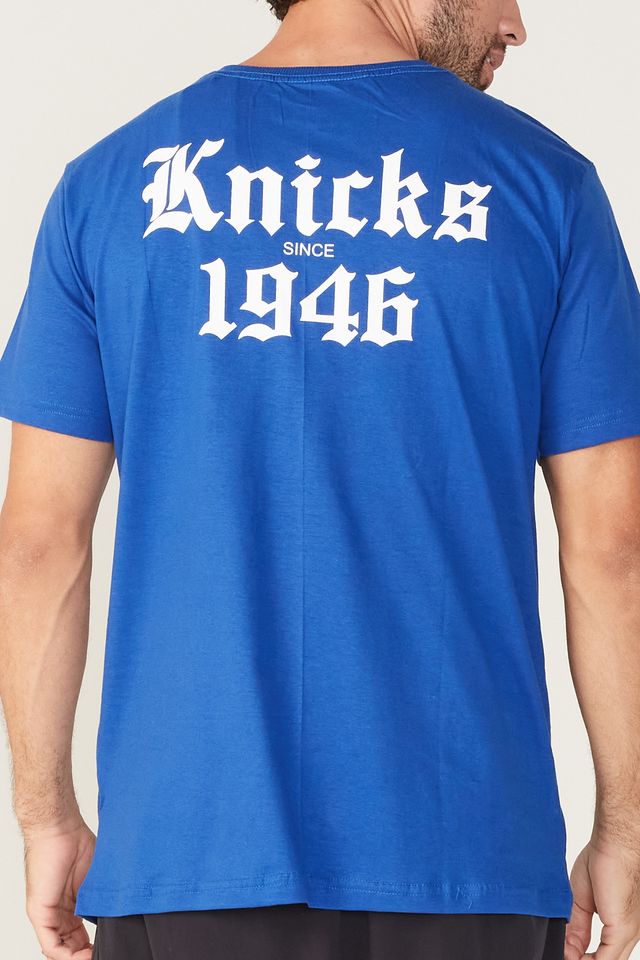 Camiseta-NBA-Estampada-New-York-Knicks-Azul