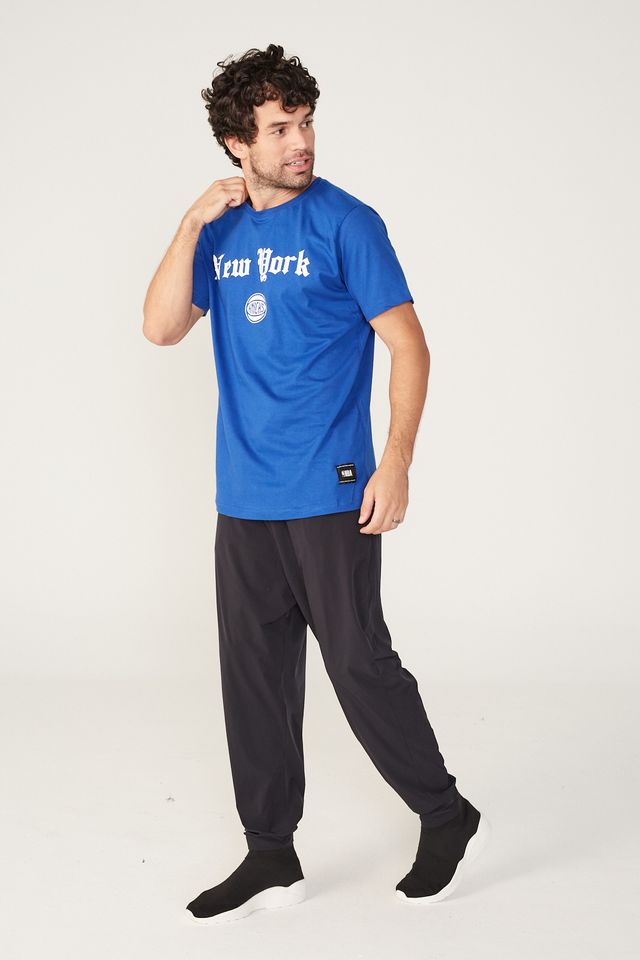 Camiseta-NBA-Estampada-New-York-Knicks-Azul