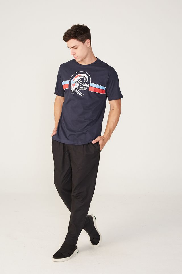 Camiseta-Oneill-Estampada-Azul-Marinho