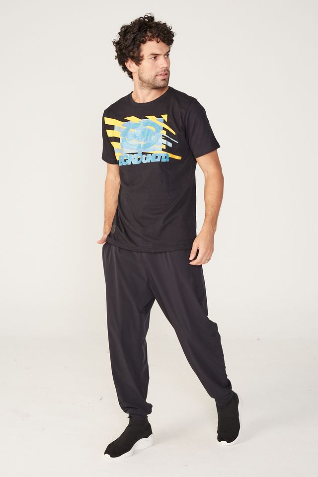 Camiseta-Ecko-Estampada-Preta