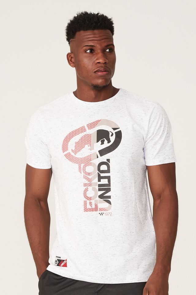 Camiseta-Ecko-Estampada-Branca-Mescla