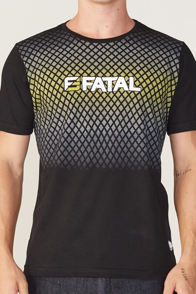 Camiseta-Fatal-Estampada-Preta