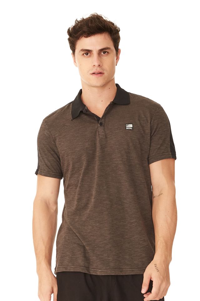 Camisa-Polo-Fatal-Especial-Cinza-Carvao Camisa-Polo-Fatal-Especial-Cinza-Carvao