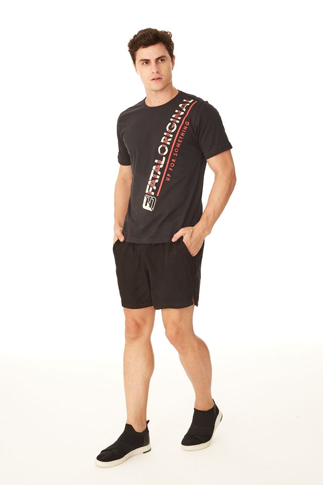 Camiseta-Fatal-Estampada-Preta