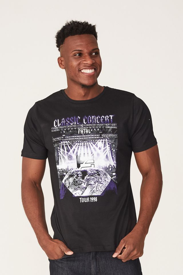 Camiseta-Fatal-Estampada-Classic-Concert-Preta