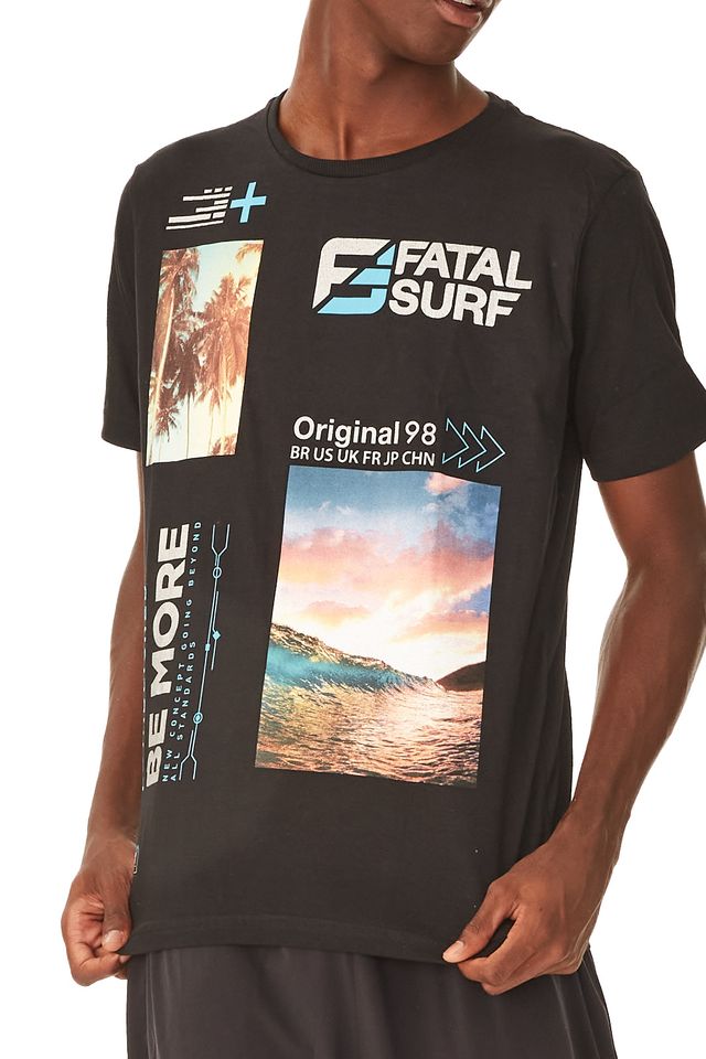 Camiseta-Fatal-Estampada-Preta