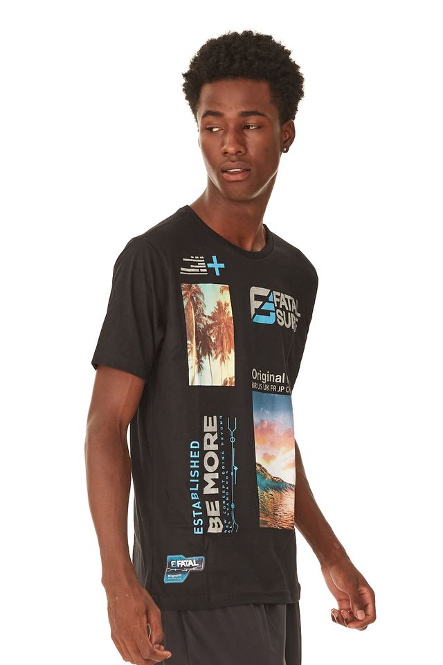 Camiseta-Fatal-Estampada-Preta