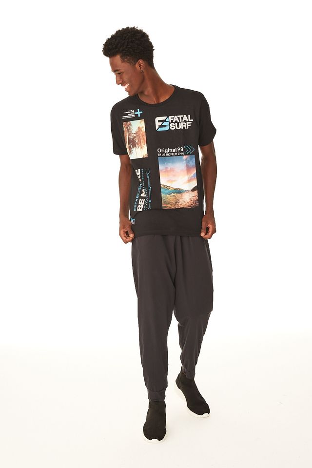 Camiseta-Fatal-Estampada-Preta