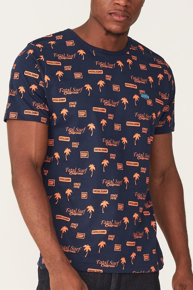 Camiseta-Fatal-Especial-Full-Print-California-Azul-Marinho