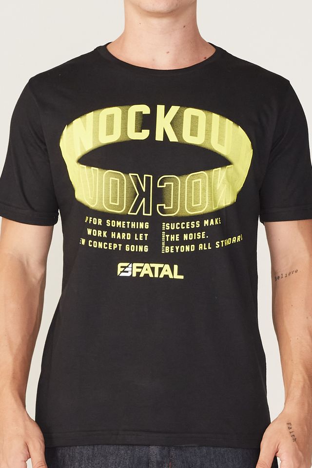 Camiseta-Fatal-Estampada-Preta