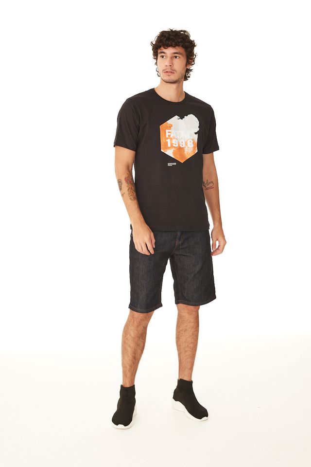 Camiseta-Fatal-Estampada-Preta