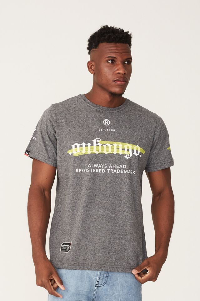 Camiseta-Onbongo-Estampada-Cinza-Mescla-Escuro