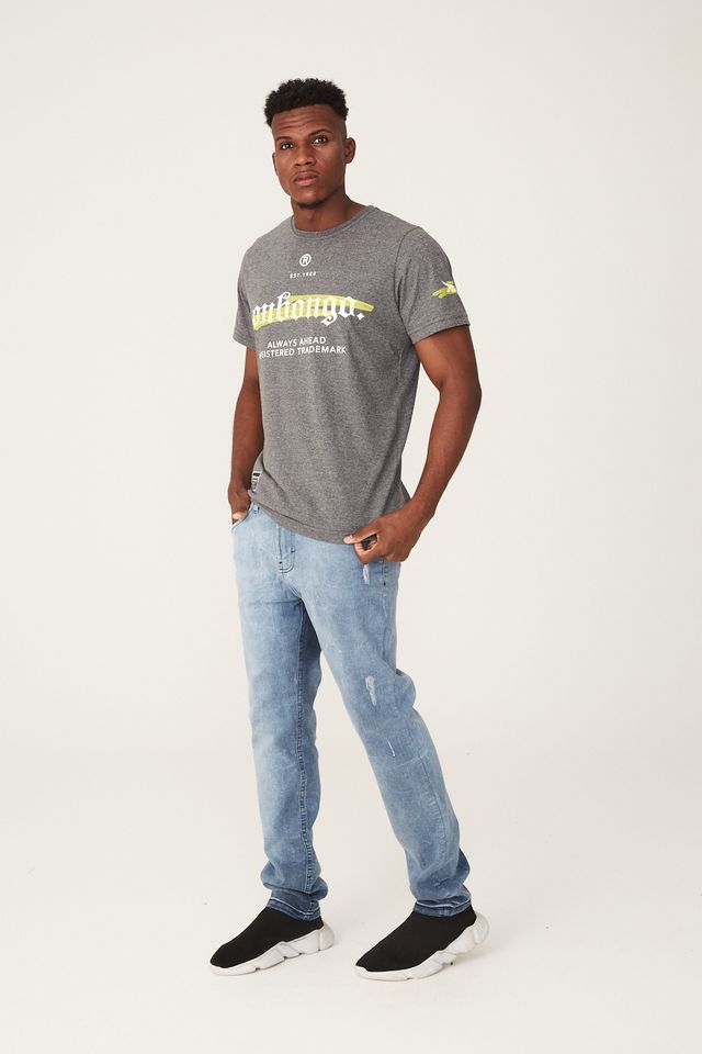 Camiseta-Onbongo-Estampada-Cinza-Mescla-Escuro