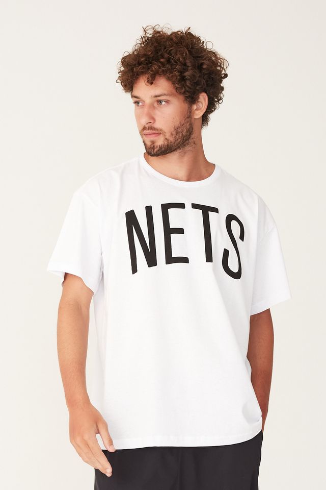 Camiseta-NBA-Estampada-Brooklyn-Nets-Branca