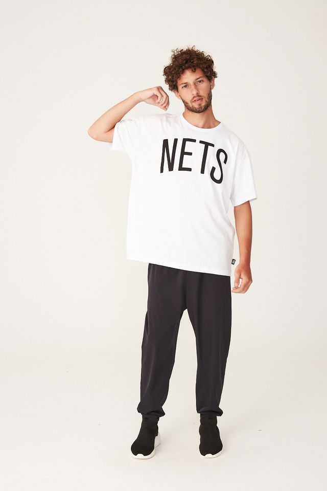 Camiseta-NBA-Estampada-Brooklyn-Nets-Branca