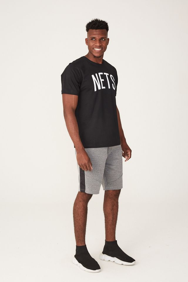 Camiseta-NBA-Estampada-Brooklyn-Nets-Preta