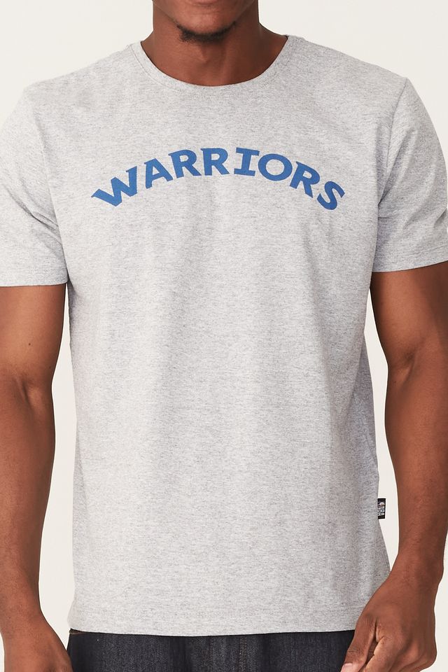 Camiseta-NBA-Estampada-Golden-State-Warriors-Cinza-Mescla