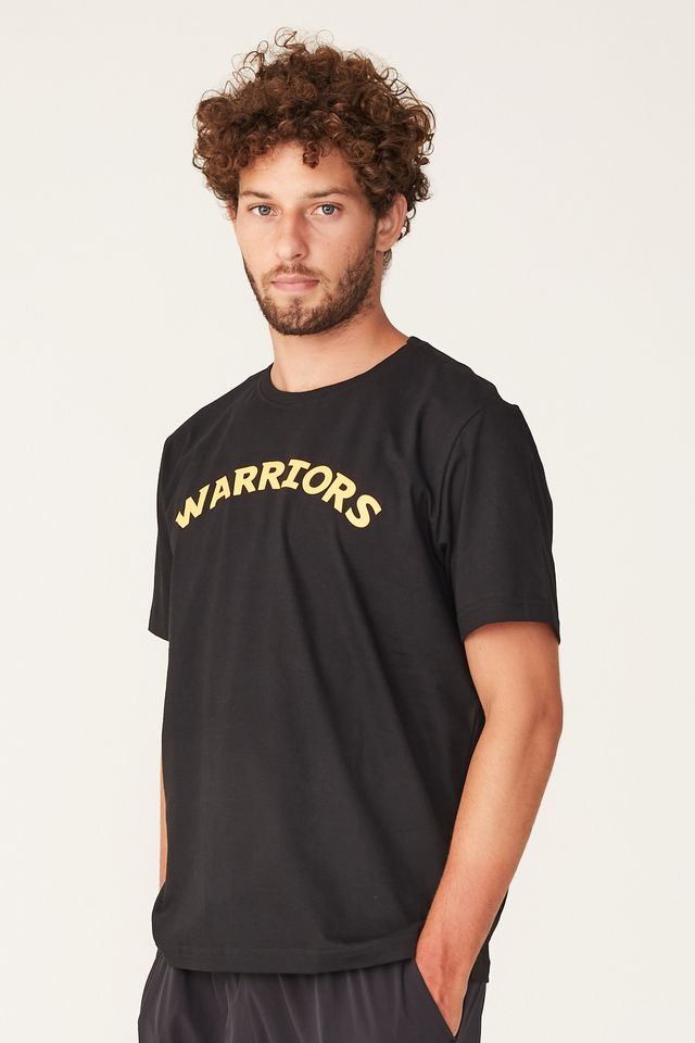 Camiseta-NBA-Estampada-Golden-State-Warriors-Preta