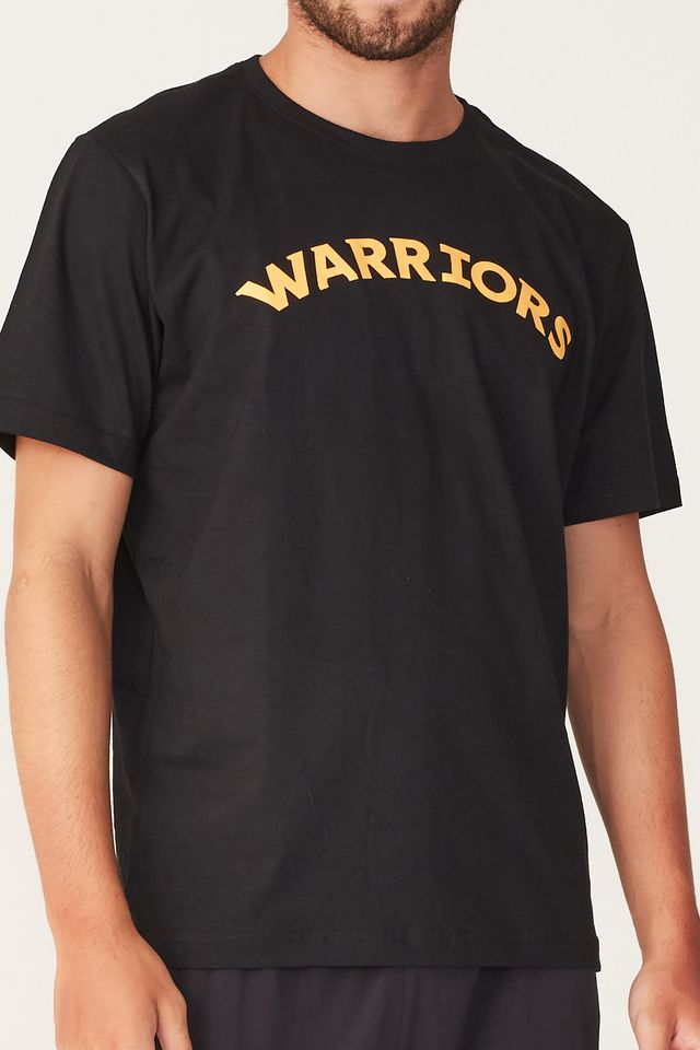 Camiseta-NBA-Estampada-Golden-State-Warriors-Preta