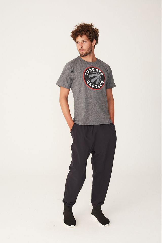 Camiseta-NBA-Estampada-Toronto-Raptors-Cinza