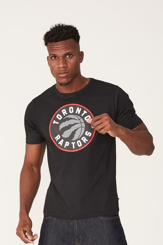 Camiseta-NBA-Estampada-Toronto-Raptors-Preta