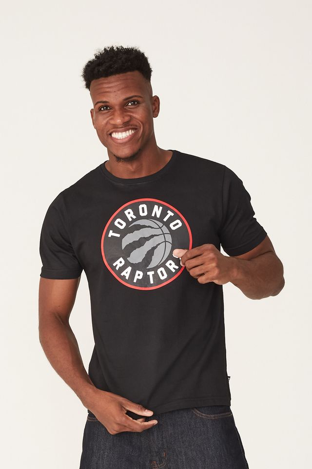Camiseta-NBA-Estampada-Toronto-Raptors-Preta