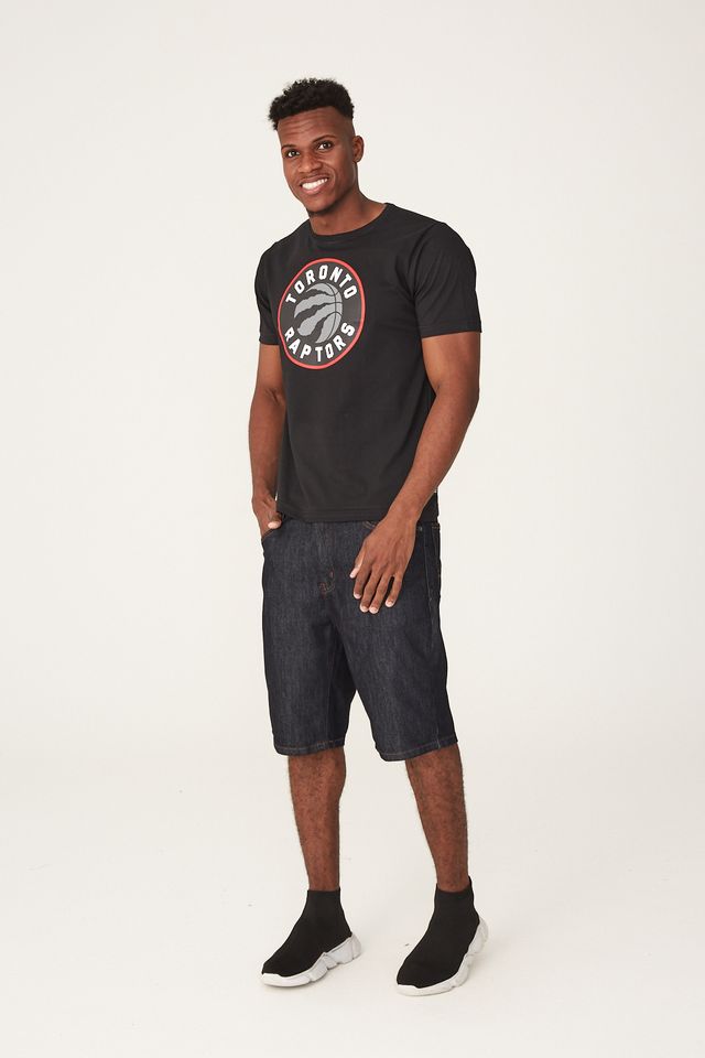 Camiseta-NBA-Estampada-Toronto-Raptors-Preta