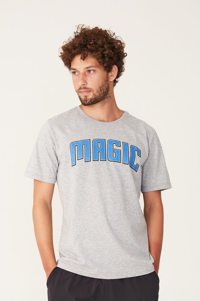 Camiseta-NBA-Estampada-Orlando-Magic-Cinza-Mescla