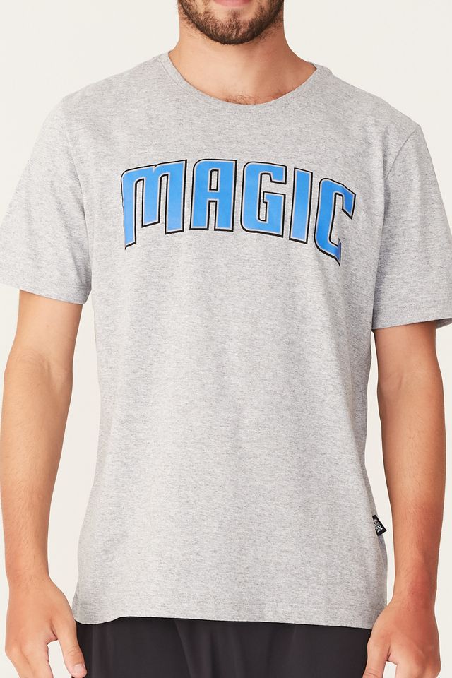 Camiseta-NBA-Estampada-Orlando-Magic-Cinza-Mescla