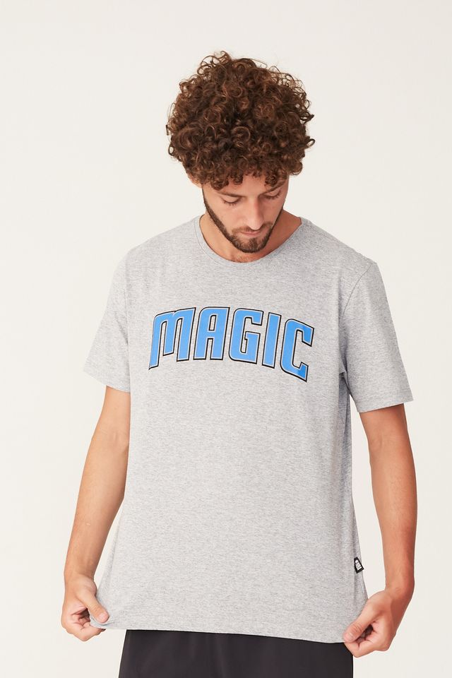 Camiseta-NBA-Estampada-Orlando-Magic-Cinza-Mescla