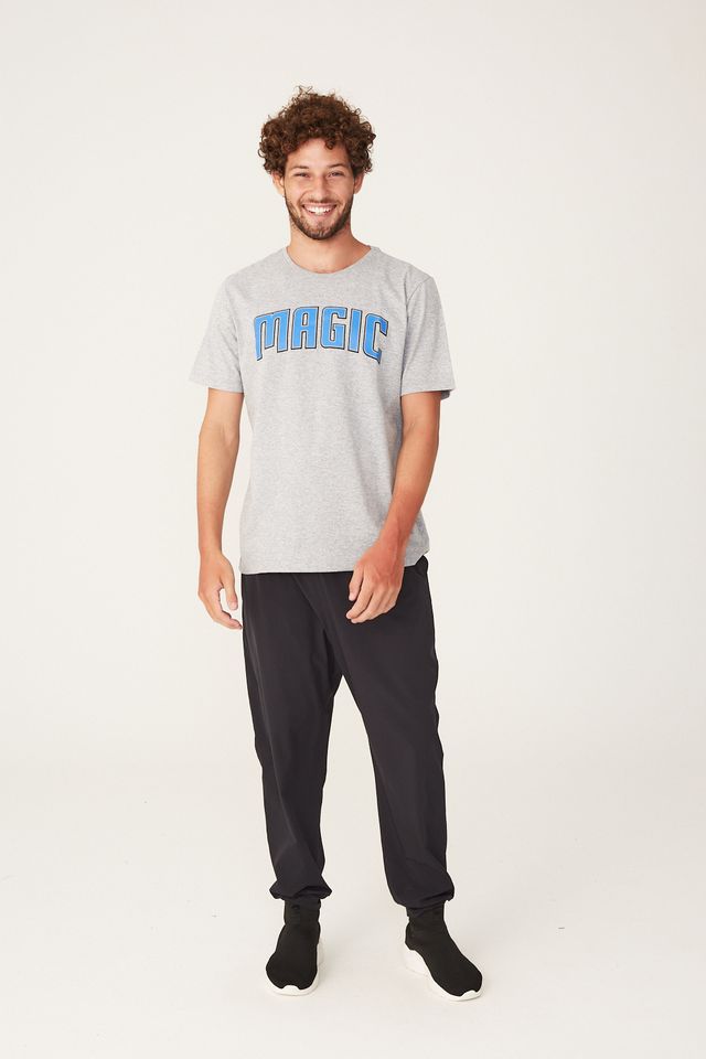 Camiseta-NBA-Estampada-Orlando-Magic-Cinza-Mescla
