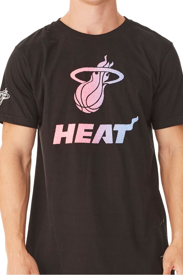 Camiseta-NBA-Especial-Miami-Heat-Preta