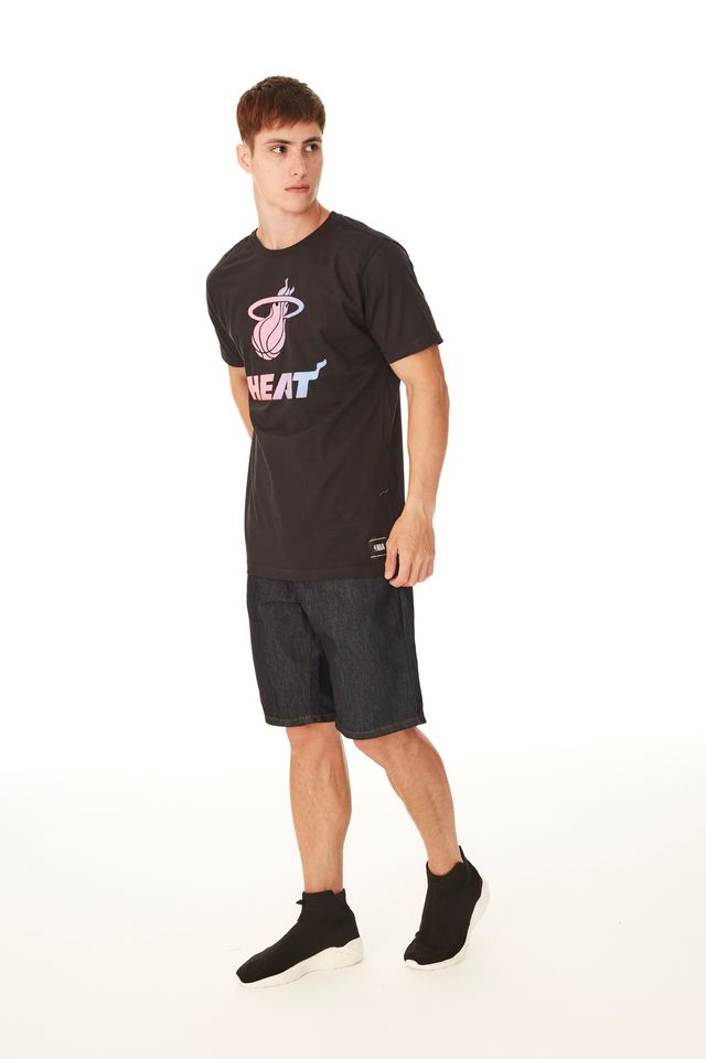 Camiseta-NBA-Especial-Miami-Heat-Preta