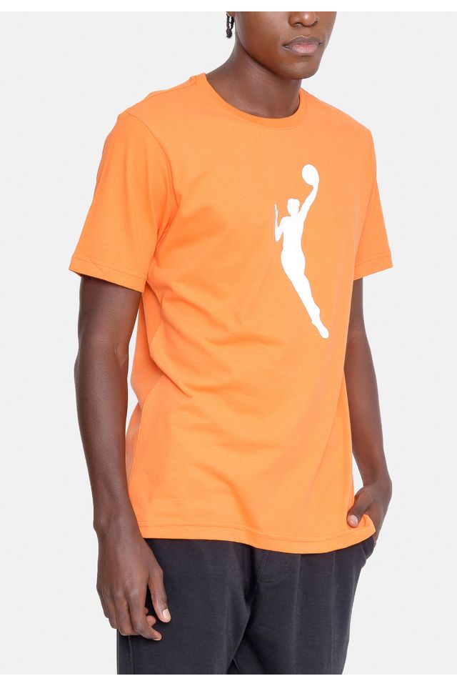Camiseta-NBA-Jumpman-Laranja