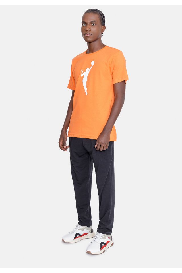 Camiseta-NBA-Jumpman-Laranja