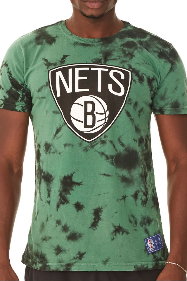 Camiseta-NBA-Especial-Tie-Dye-Brooklyn-Nets-Verde
