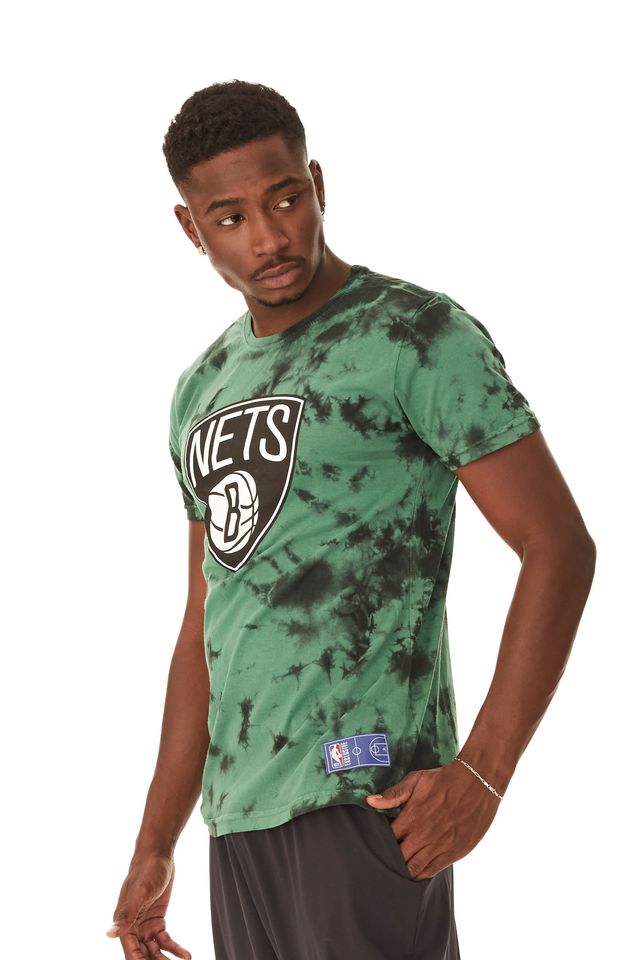 Camiseta-NBA-Especial-Tie-Dye-Brooklyn-Nets-Verde